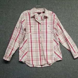 Wolverine Plaid Long Sleeve Shirt Men's Size Large Button Front